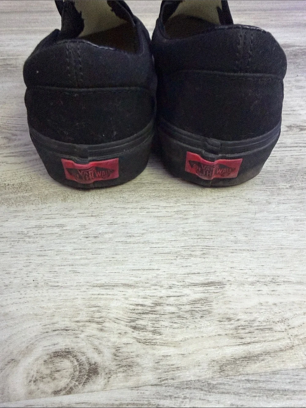 Vans Slip-On Canvas Loafers in Black